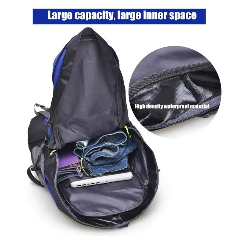 Climbing Backpack 50L Waterproof Outdoor Rucksack Cycling Hiking Backpack Trekking Camping Bag Mountain Backpack