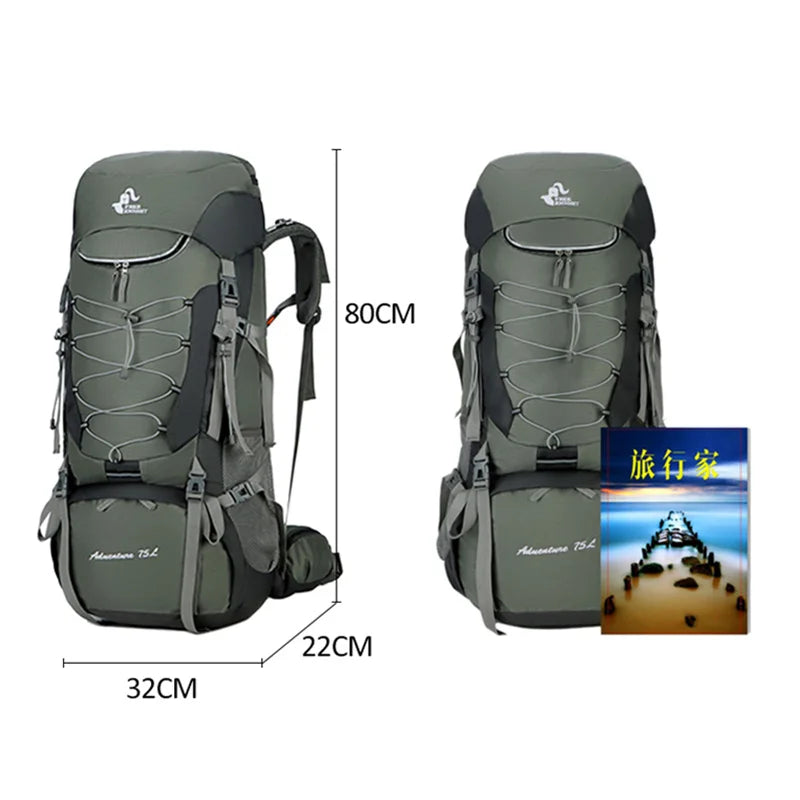 Evertrail 75L Waterproof Trekking Backpack