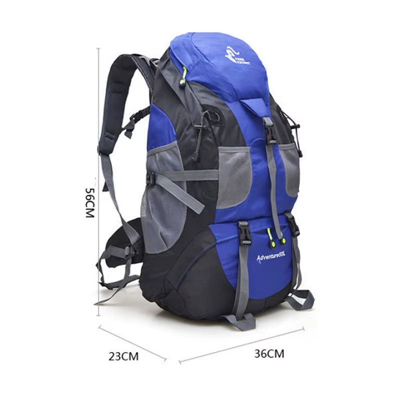 Climbing Backpack 50L Waterproof Outdoor Rucksack Cycling Hiking Backpack Trekking Camping Bag Mountain Backpack
