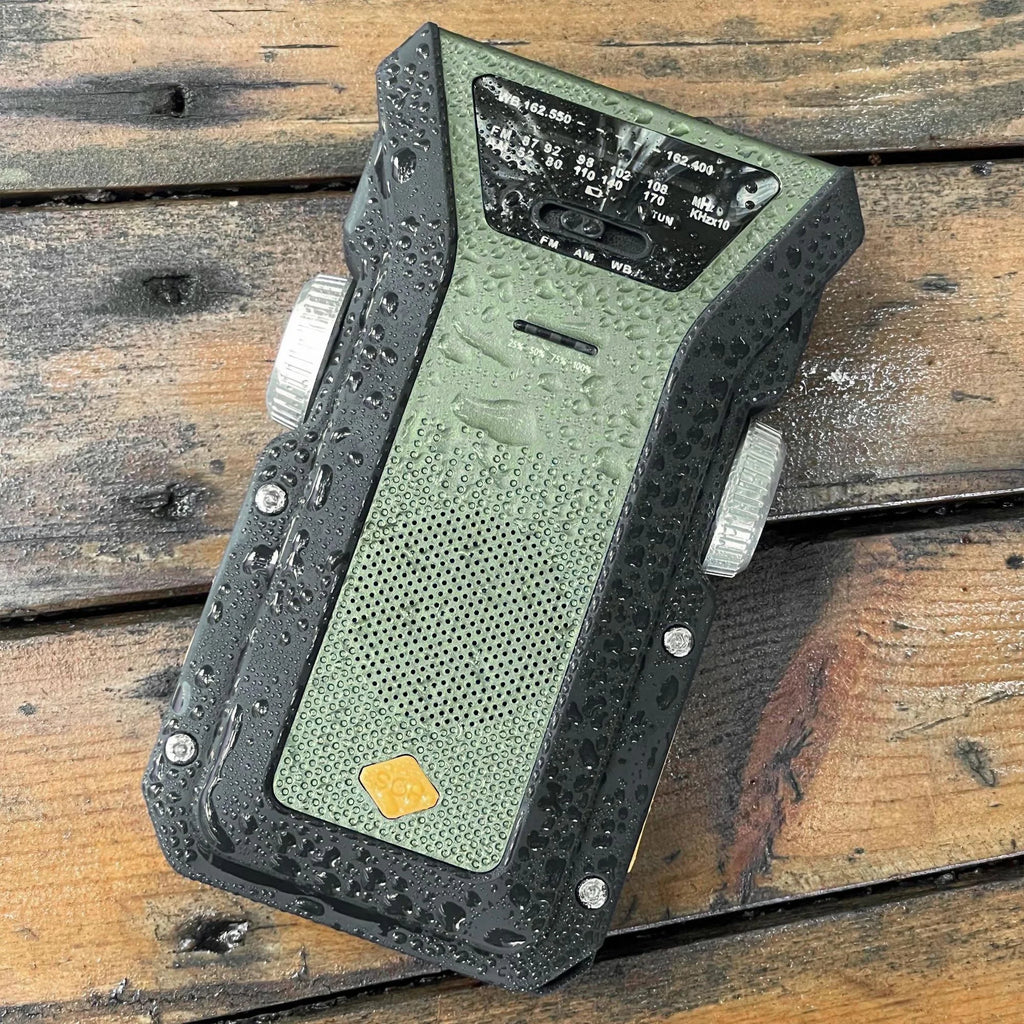 EverTrail Emergency Radio — Solar &amp; Hand Crank, 2000mAh