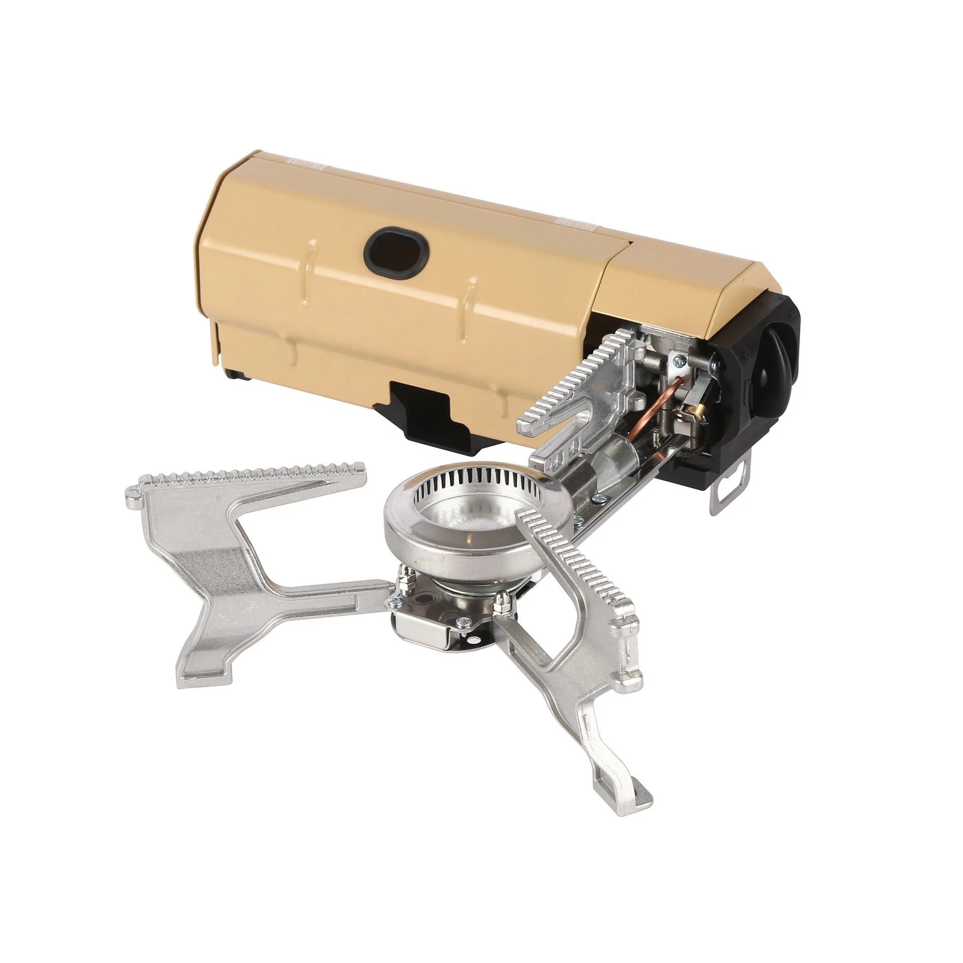 IRONDONKEY Camping Stove Portable Gas Stovec Outdoor Portable Folding Stove Gas Cylinder Magnetic Stove