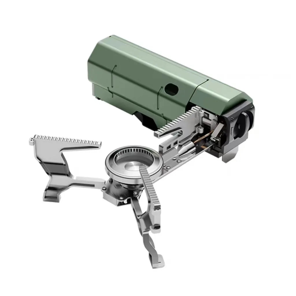 IRONDONKEY Camping Stove Portable Gas Stovec Outdoor Portable Folding Stove Gas Cylinder Magnetic Stove