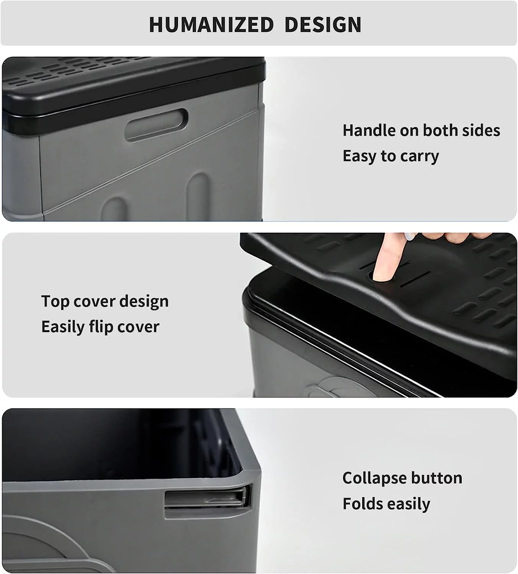 Portable Camping Toilet Seat – Foldable Travel Potty with Waste Bags for RV, Hiking & Emergency Use