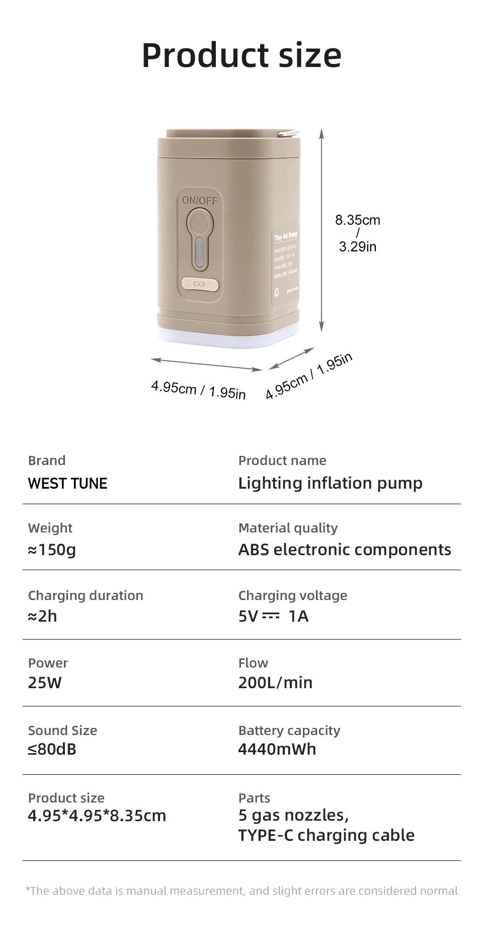 EverTrail 3-in-1 Electric Air Pump