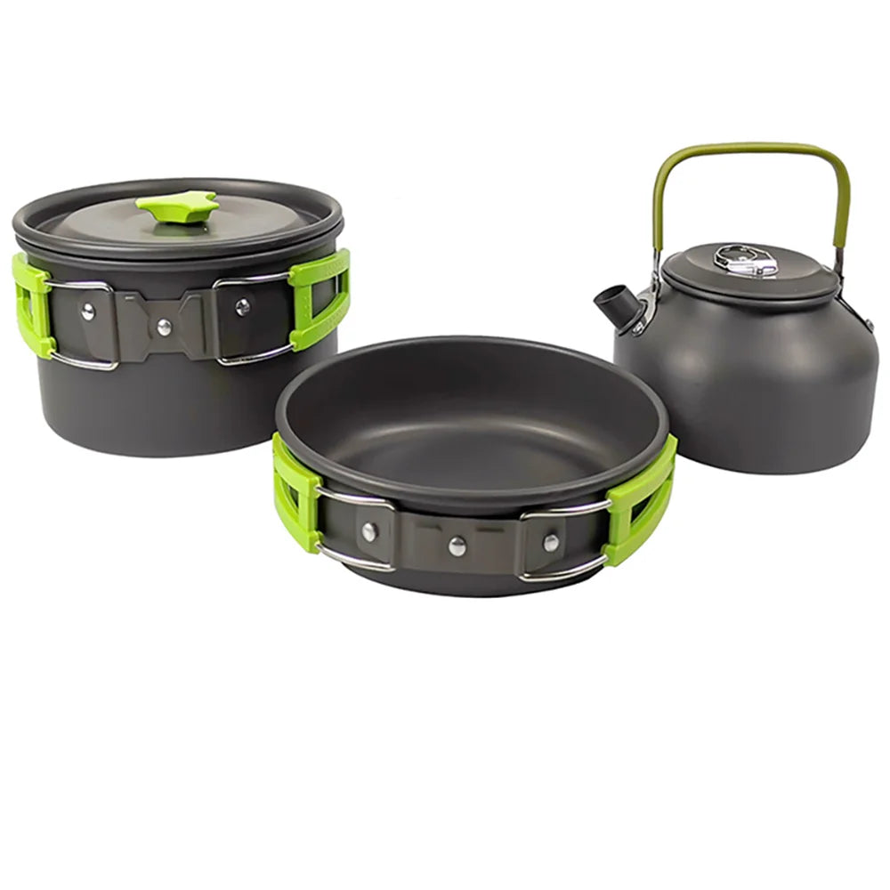 EverTrail Cookware Set — 2-3 Person, Kettle + Pot + Pan