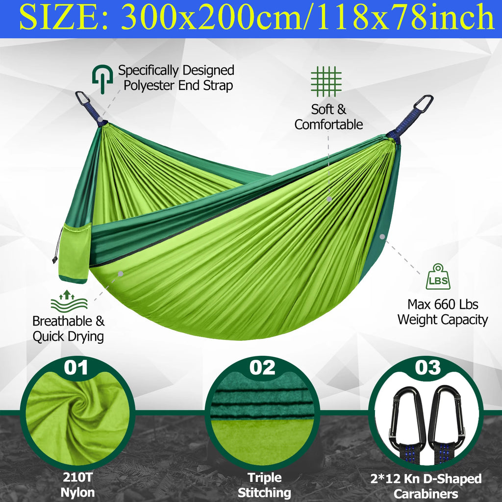 EverTrail Camping Hammock — Heavy Duty