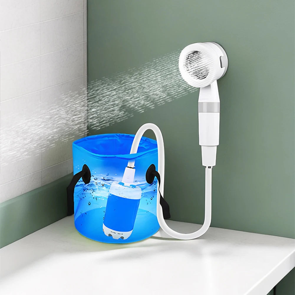 EverTrail Electric Camping Shower Pump — 4000mAh