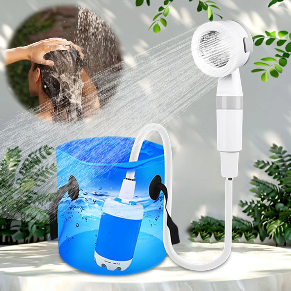 EverTrail Electric Camping Shower Pump — 4000mAh
