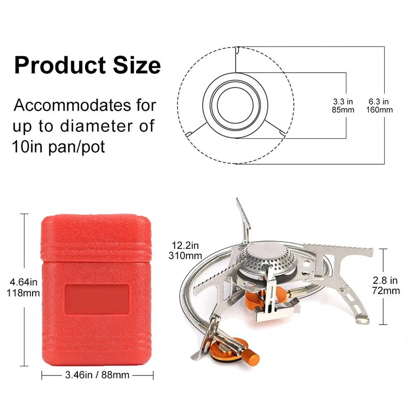 EverTrail Folding Backpacking Stove — 3500W