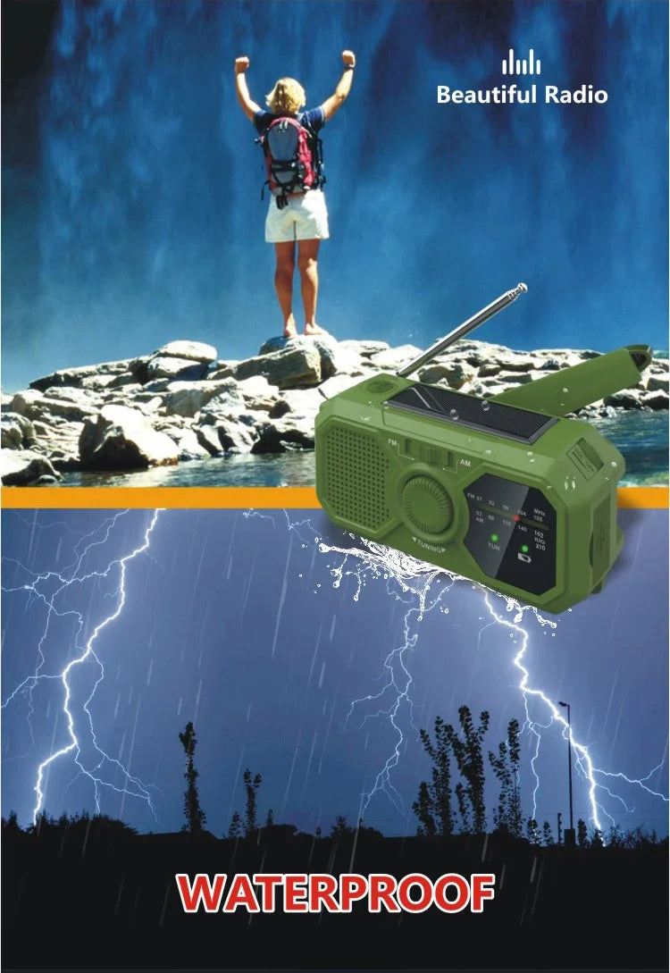 EverTrail Crank Radio &amp; Power Bank