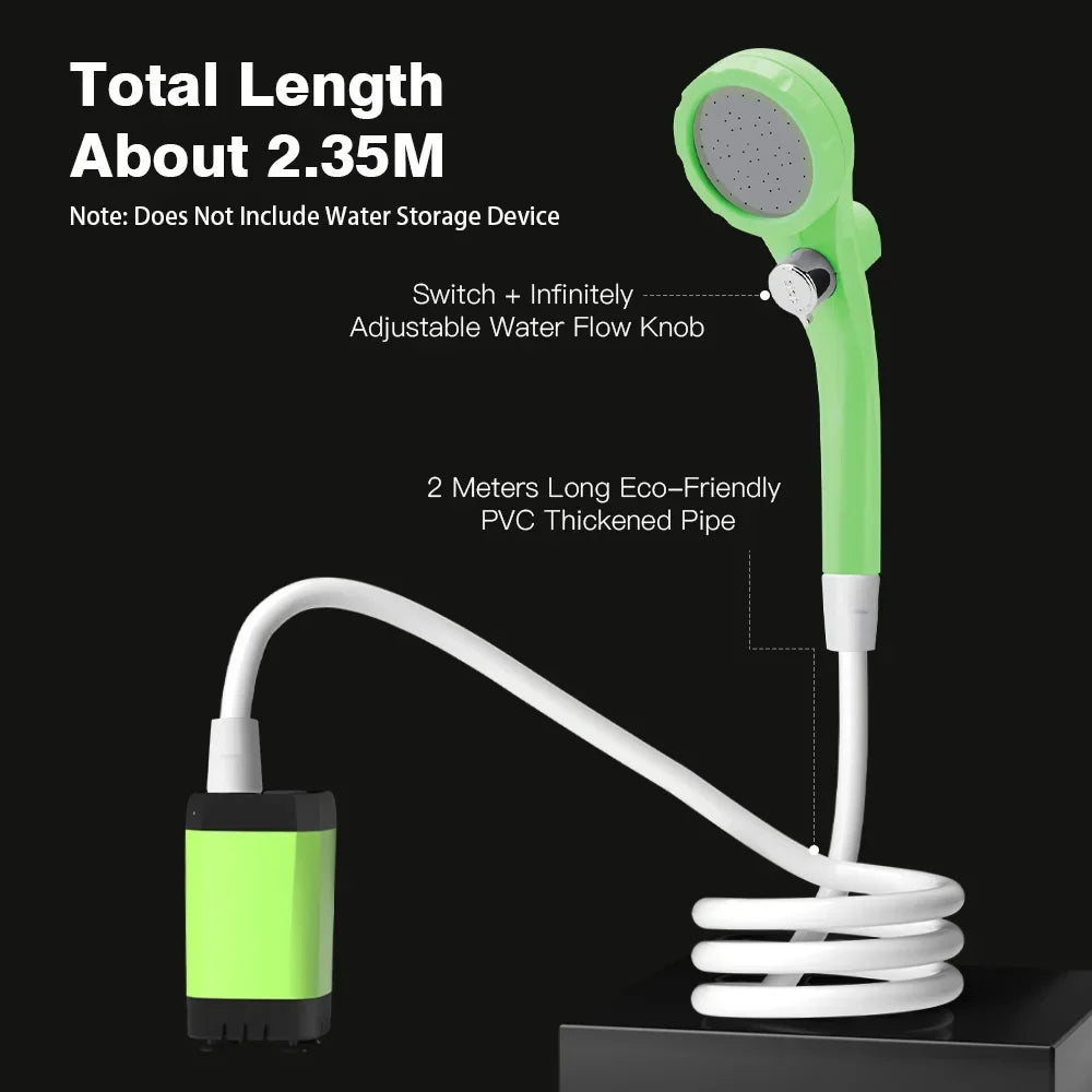 EverTrail RV Camp Shower Kit — 6000mAh