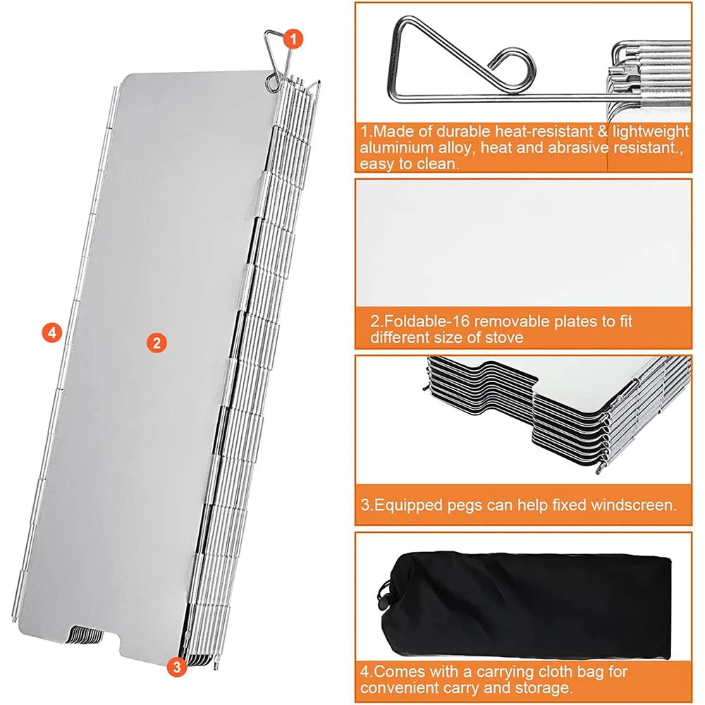 EverTrail Folding Stove Windshield