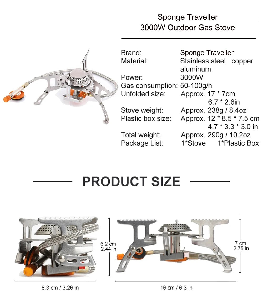 EverTrail Folding Backpacking Stove — 3500W