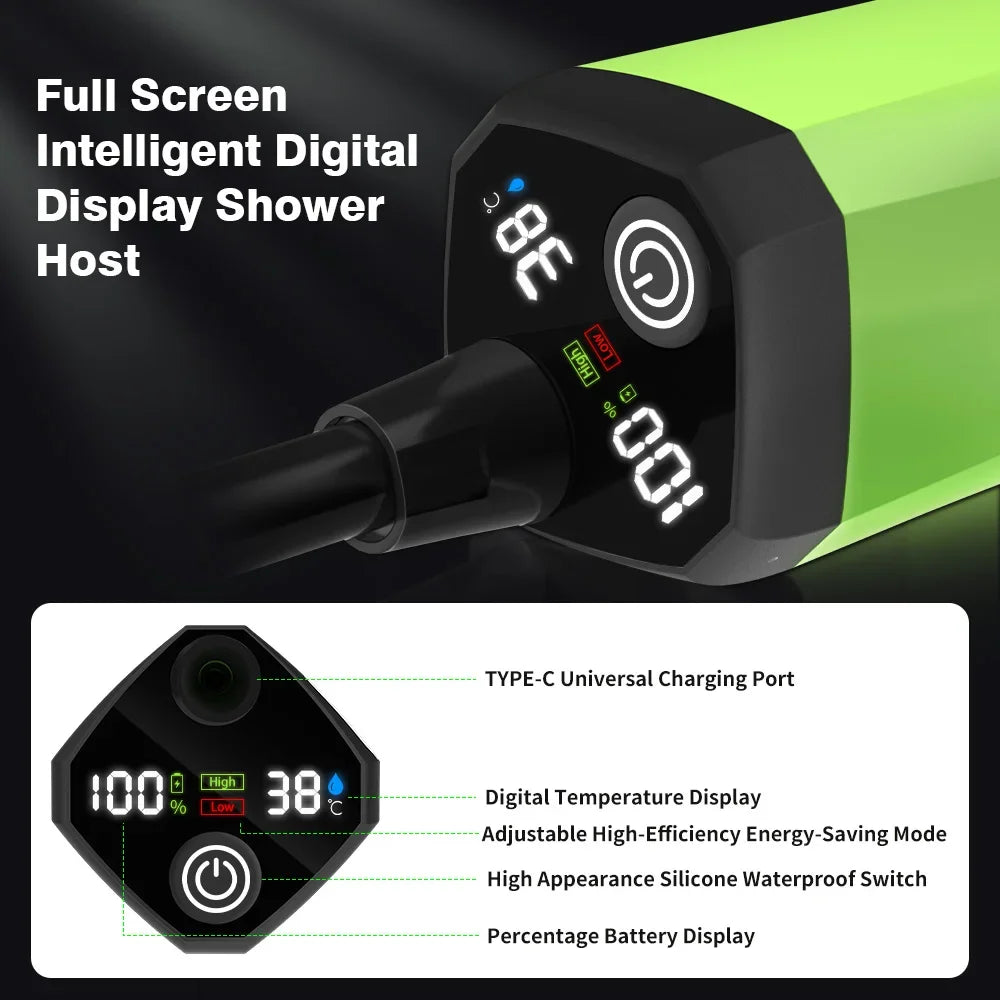 EverTrail RV Camp Shower Kit — 6000mAh
