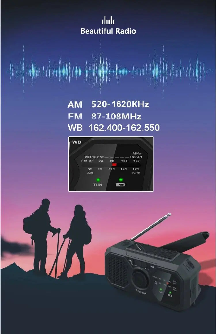 EverTrail Crank Radio &amp; Power Bank