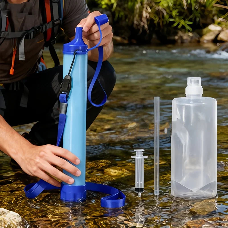 EverTrail Water Filter Straw Kit — 0.01μm, 1500L