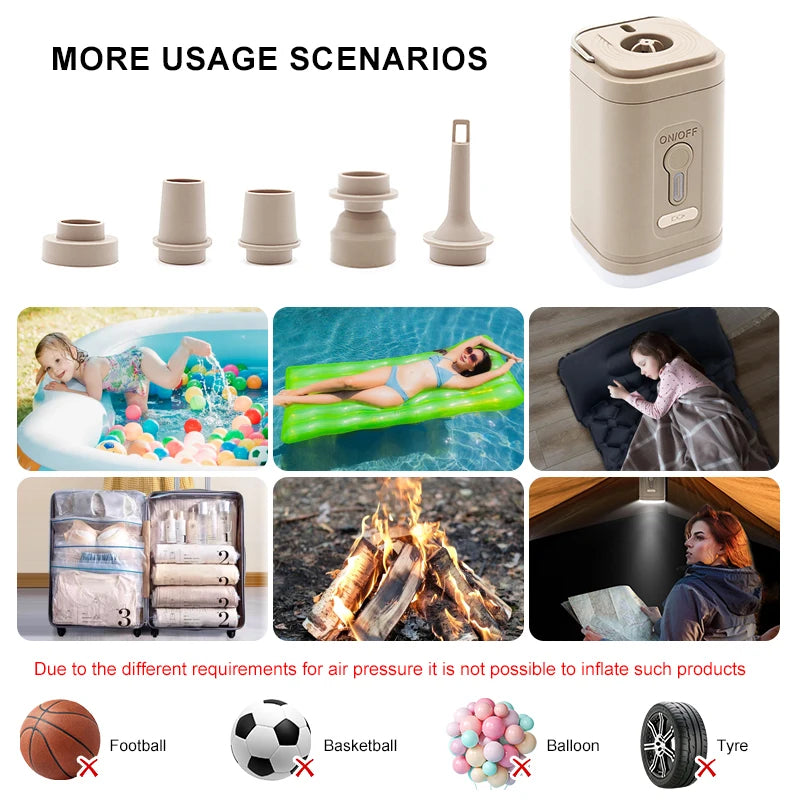 EverTrail 3-in-1 Electric Air Pump