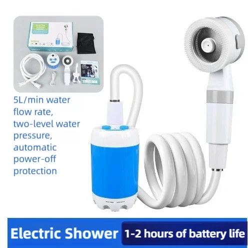 EverTrail Electric Camping Shower Pump — 4000mAh