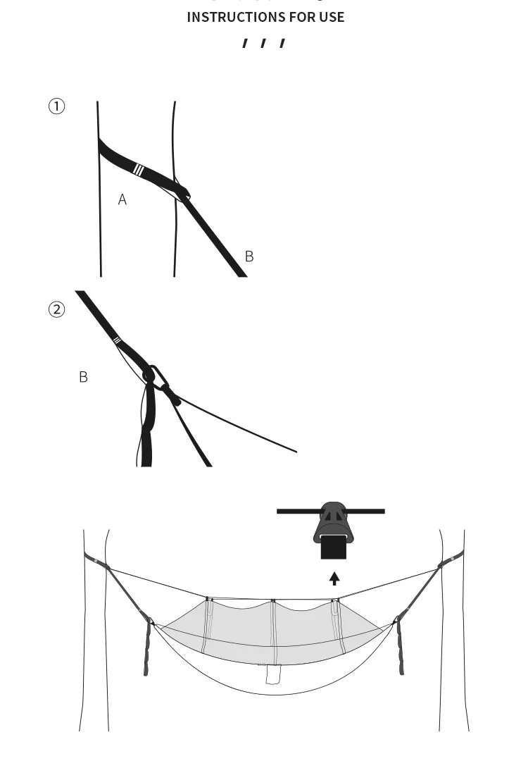 EverTrail Nylon Hammock with Mosquito Net