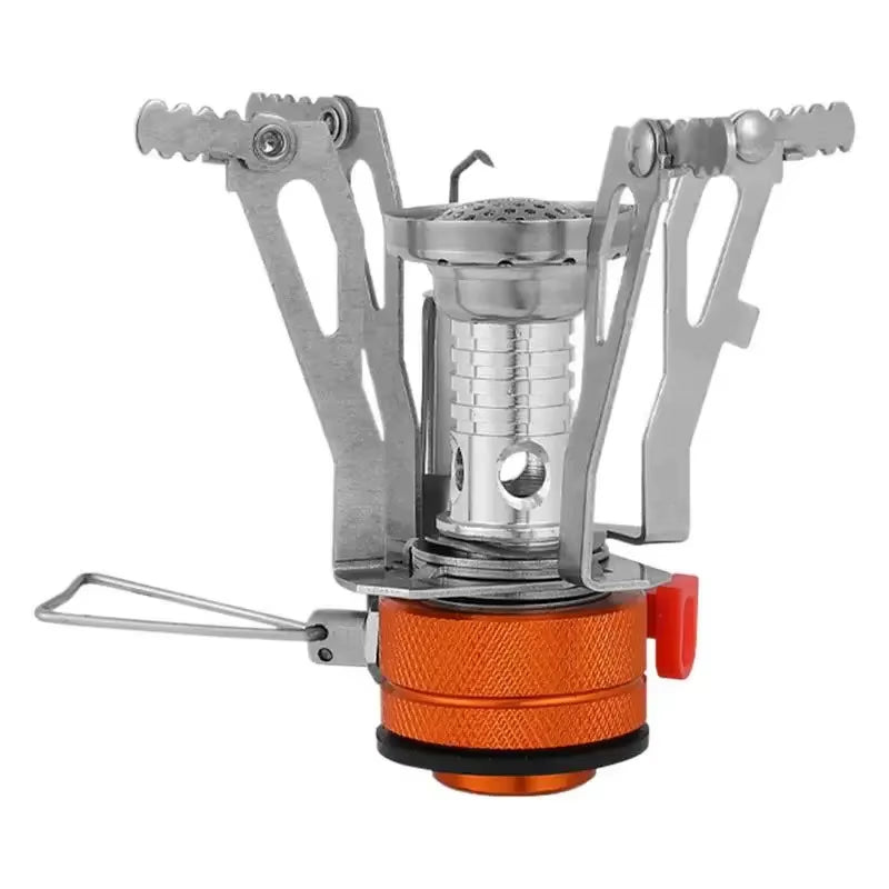 Backpacking and Camping Stove Portable Backpacking Stove Small Camping Stove Hiking Stove Windproof Piezo Ignition Cooking Gear