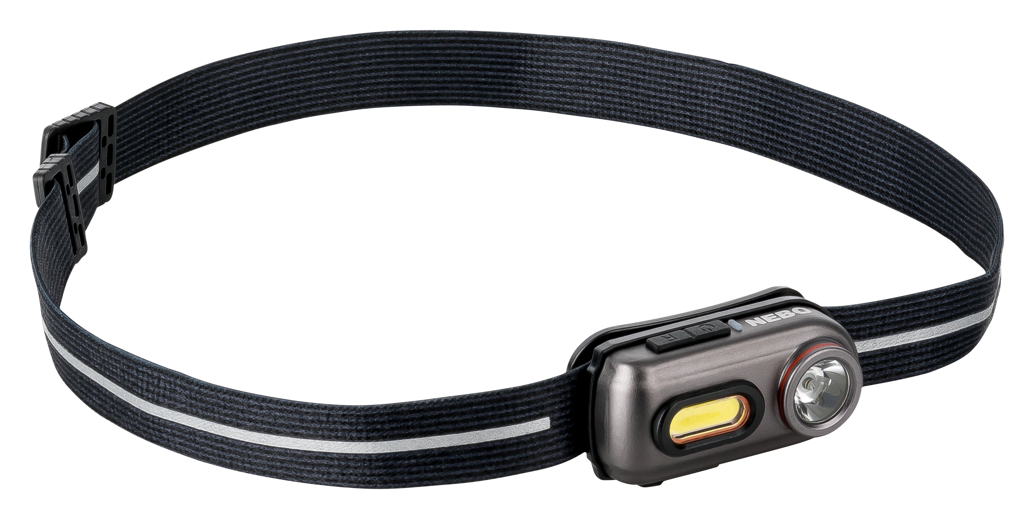 Einstein 400 Lumen COB LED Gray Rechargeable Headlamp
