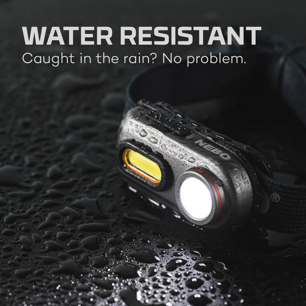 Einstein 400 Lumen COB LED Gray Rechargeable Headlamp