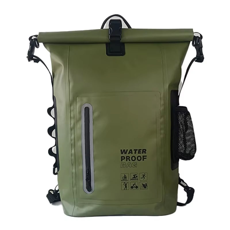 Waterproof Kayak Dry Bag Drift Swimming Backpack Large River Trekking Shoulder Beach Diving Dry Rafting Canoeing PVC Camping Bag